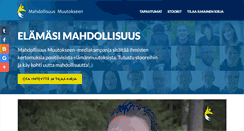 Desktop Screenshot of mahdollisuus.fi
